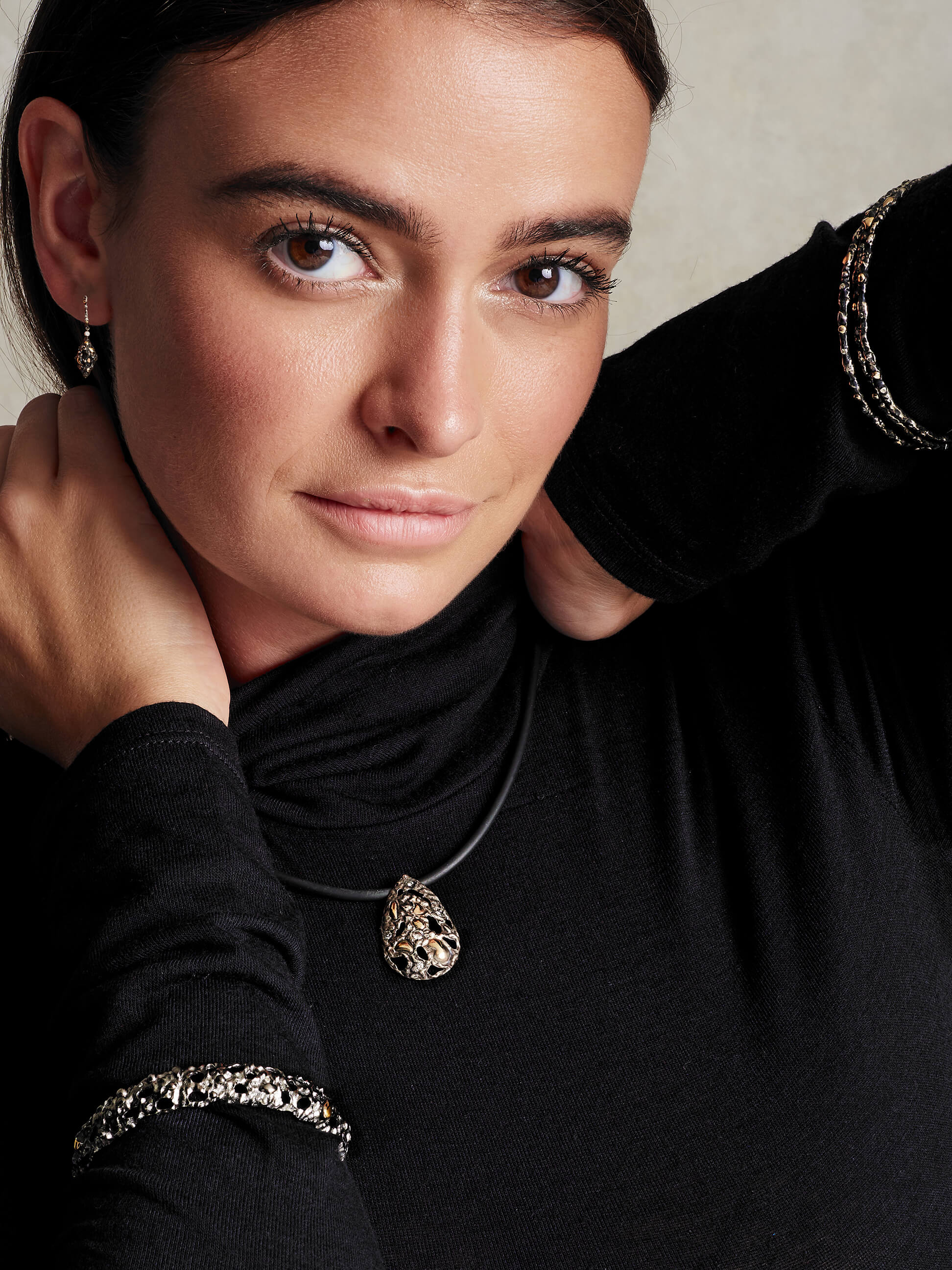 Black n’ Gold n’ Diamonds Brenda Smith Jewelry