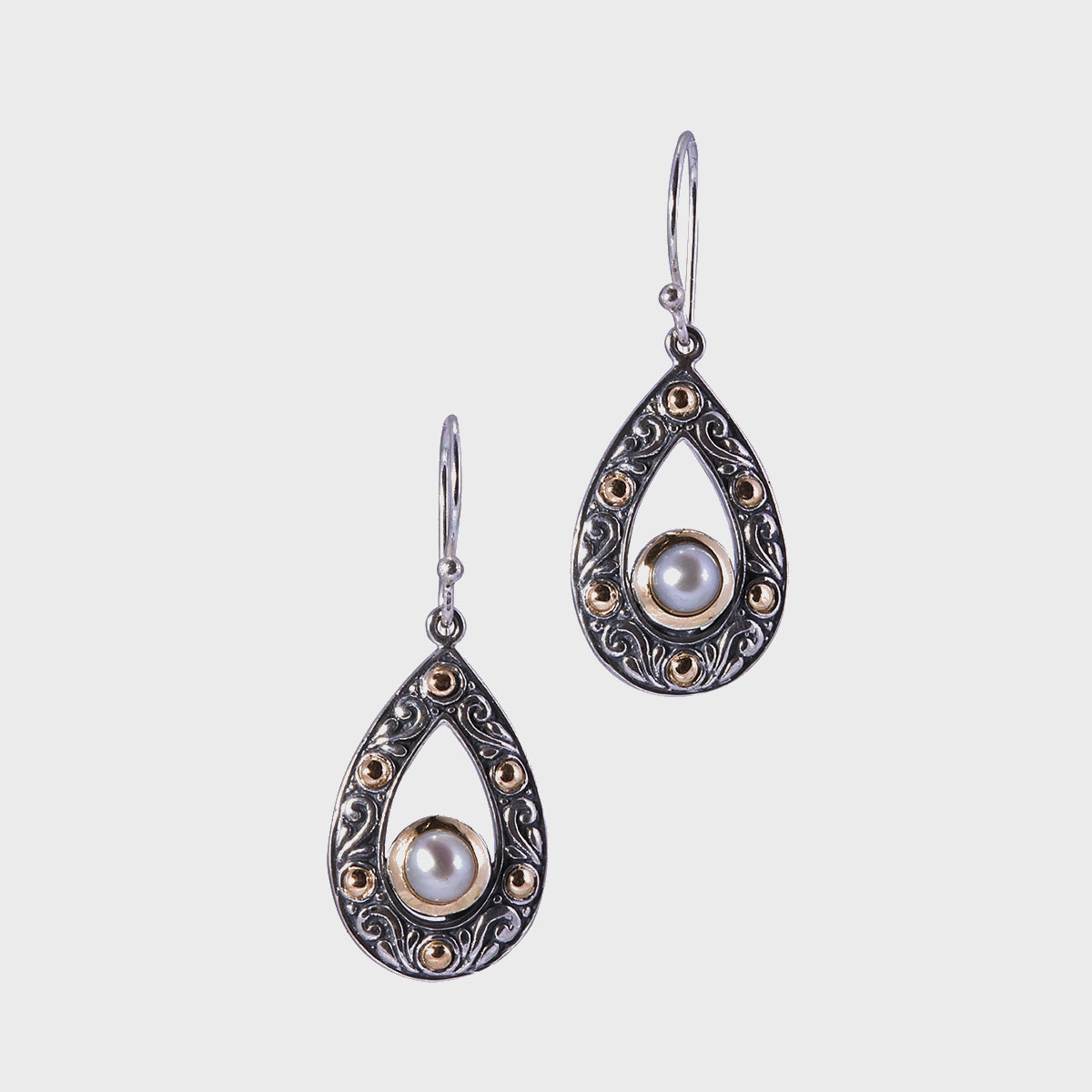 Pear Drop Earrings Without Leaf