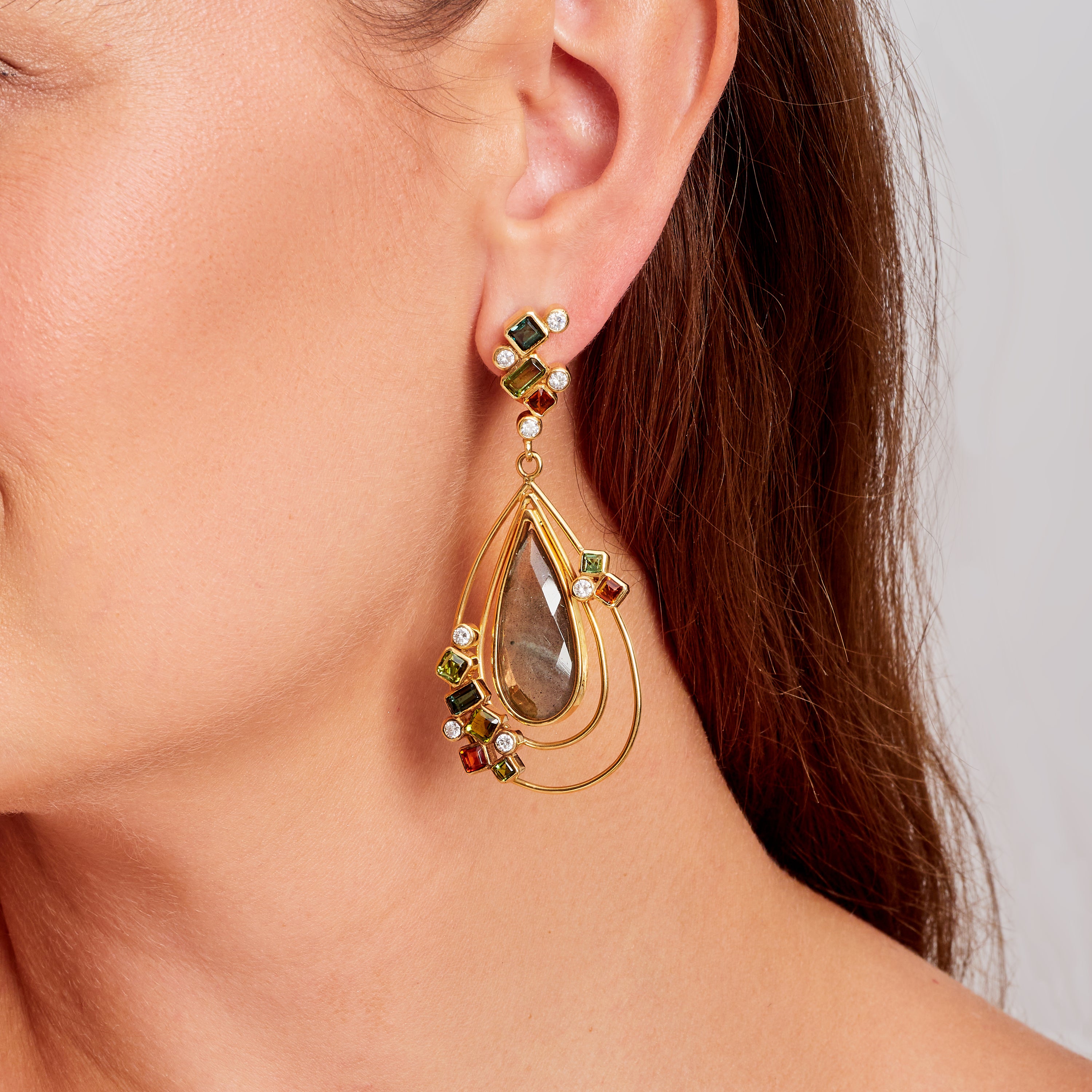 Wright Collection Pear Drop Earrings