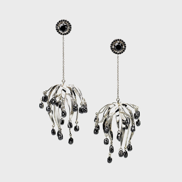 Black Diamond Celebration Earrings Brenda Smith Jewelry