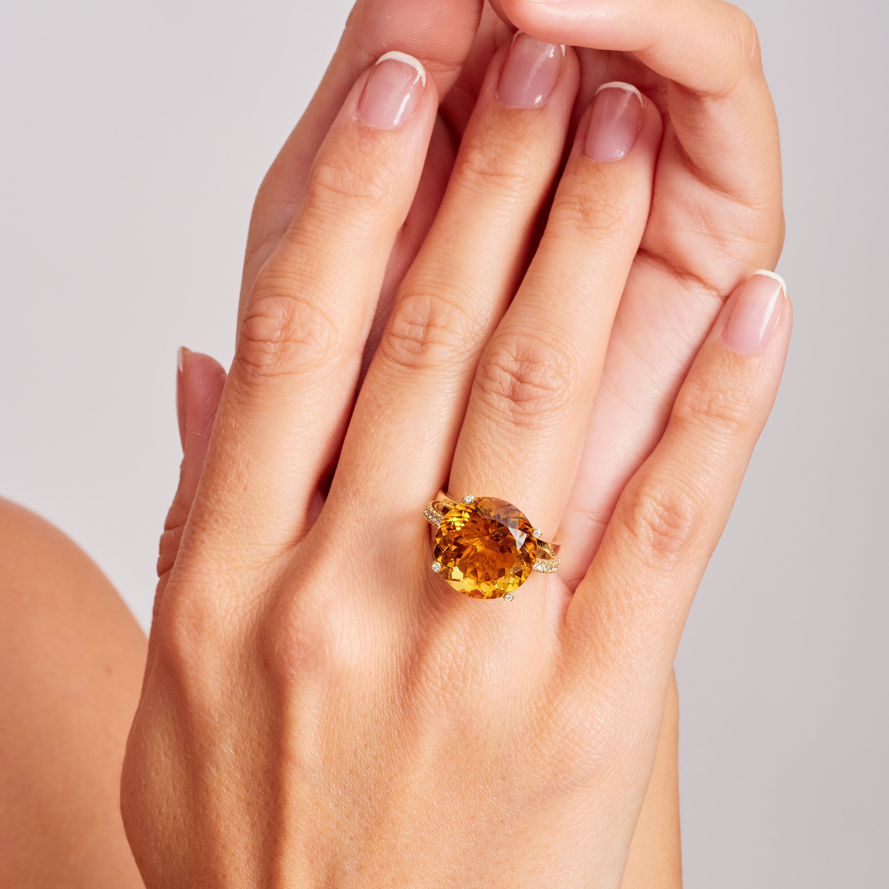 Flying Buttress Citrine Ring