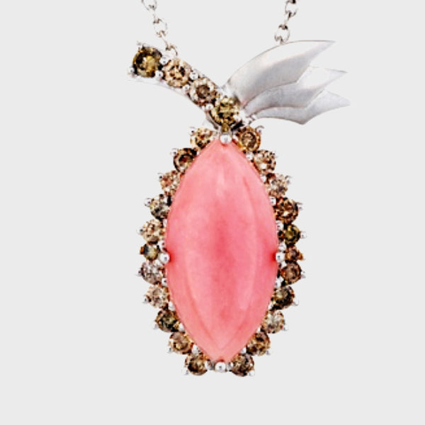 Ribbons Collection, Peruvian Pink Opal Pendant