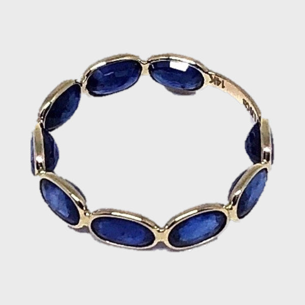 Blue Sapphire Band Ring